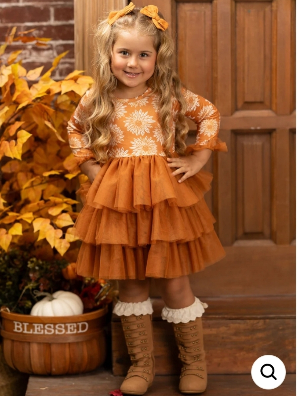 Mia Belle Girls- Pirouttes Ruffle Dress- 4T/5Y